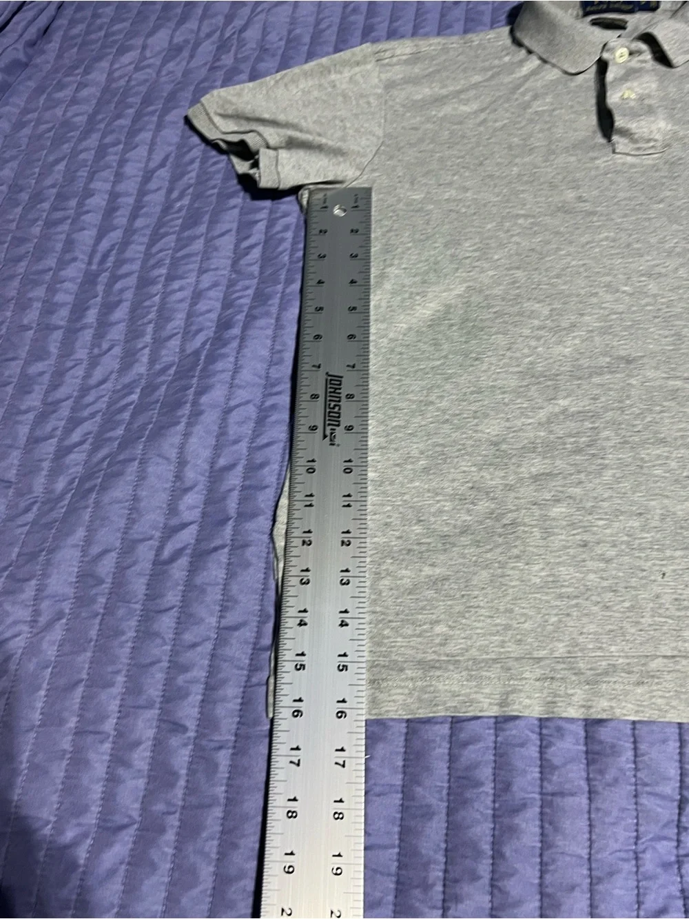 Ralph Lauren Kids Heather Gray Polo with Embroidered Pony